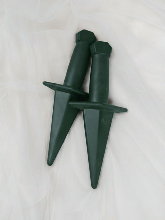 Dragon's Edge Weighted Daggers - Deep Forest